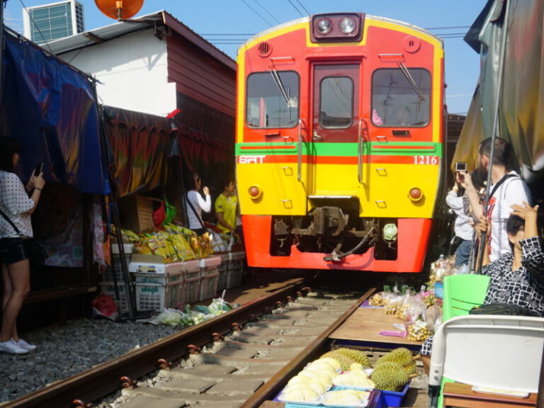 Mae Klong Zug Markt