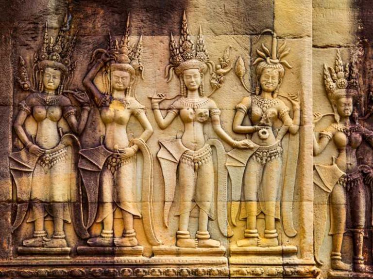 Relief im Angkor Wat