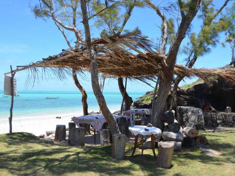 Strandrestaurant auf Rodrigues