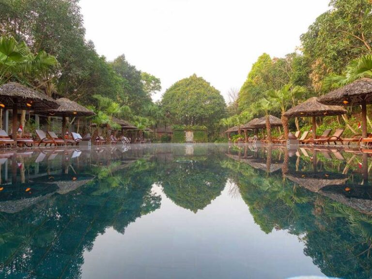 800 - Pilgrimage Village - Slope-swimming-pool-2