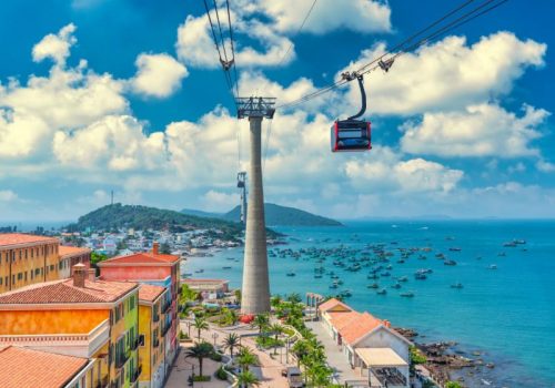 800 - Phu Quoc - aerial-view-from-cable-car-wooden-fishing-boat-sea-thoi-harbor-phu-quoc-island-vietnam