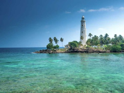 800 - Sri Lanka - lighthouse-and-beautiful-beach-landscape-in-sri-lanka