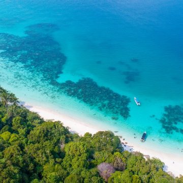 PULAU HUJUNG - AERIAL VIEW - DRONE