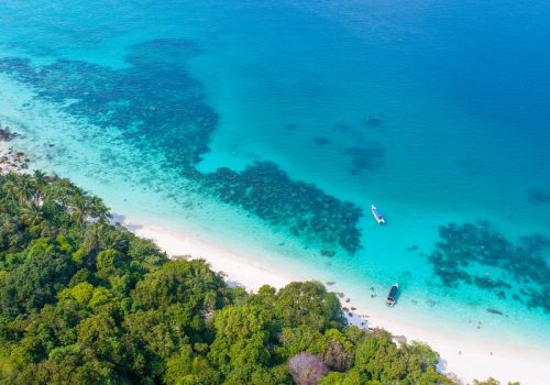 PULAU HUJUNG - AERIAL VIEW - DRONE