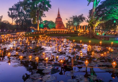 Loy Krathong in Sukhothai